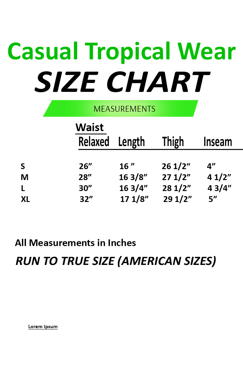 Azucar Ladies 100% Linen Print Shorts With Belt- In (5) Colors - LLWH101 - Casual Tropical Wear