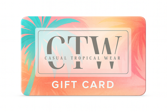 🎁 Give the Gift of Casual Tropical Style with Our New Gift Card