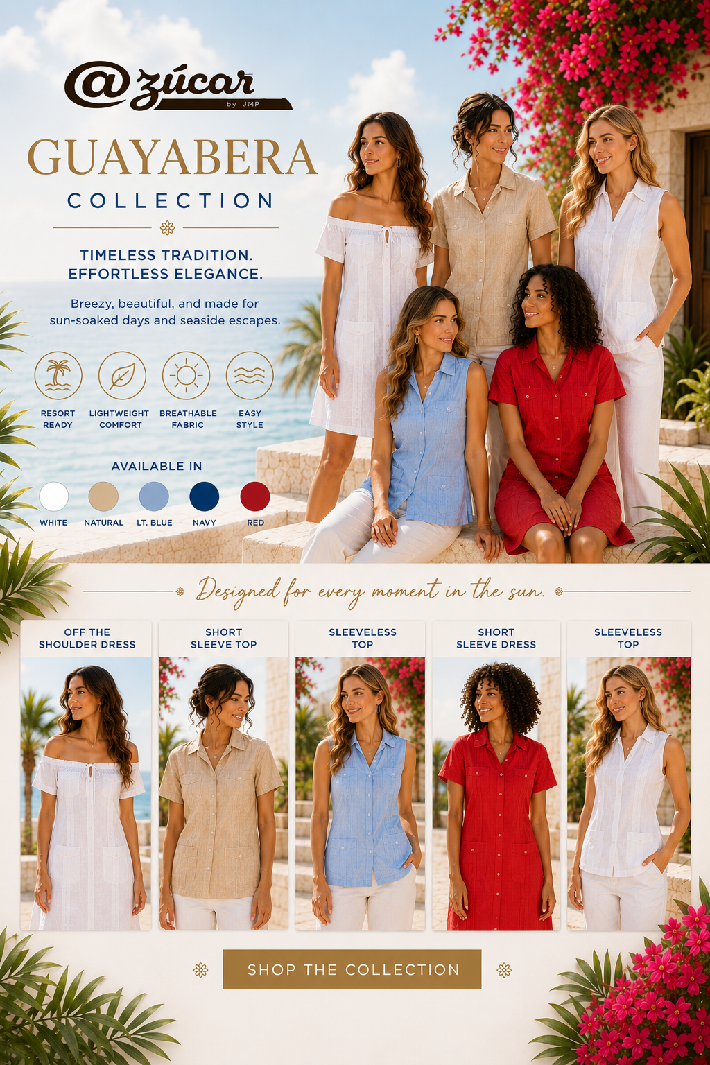 Women's Linen Guayaberas