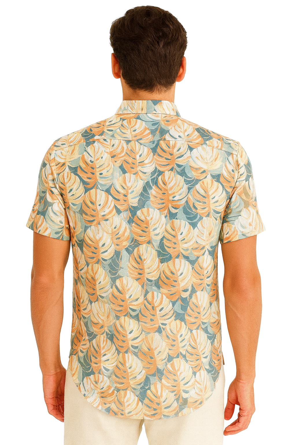 Tropical Escape Cotton-Blend Shirt - MRS3551 - Casual Tropical Wear