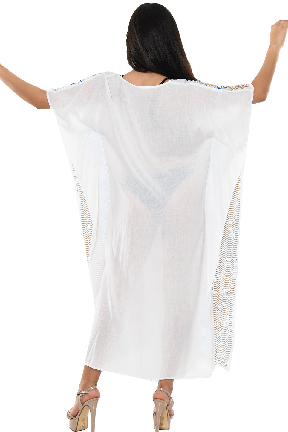 Ladies orders white kaftan