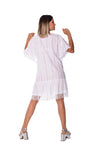 AZUCAR Ladies Cotton Tunic Cover-Up With Fringe  - LCT234