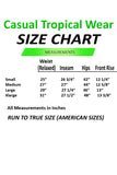 Azucar Ladies Wide Leg 100% Linen Pants w/Heartwood Print in (2) Colors -LLWP301 - Casual Tropical Wear