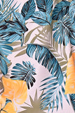 Bohio Men's Rayon Short Sleeve Button Down Tropical Print Palms Shirt - MRS104