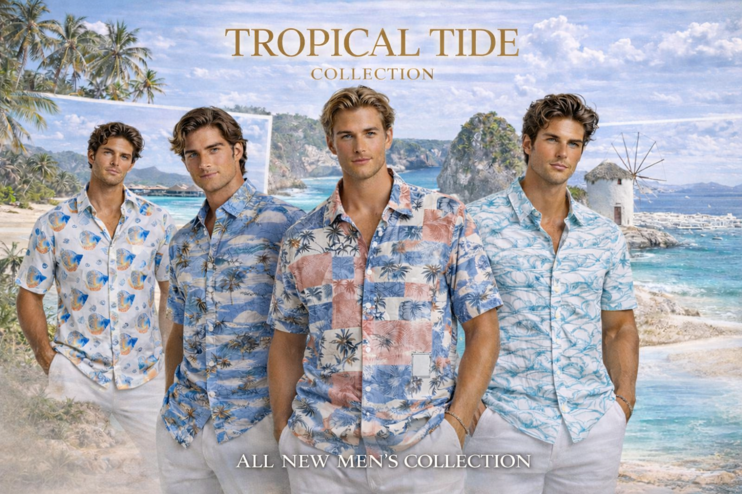 Casual Tropical Wear | Guayabera | Beach Wear | Linen Men & Ladies Casual Tropical Wear | Guayabera | Beach Wear | Linen Men & Ladies