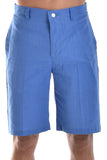 Bohio Mens Cotton Short With Built In Flex - Flat Front - MCSH850 Blue 